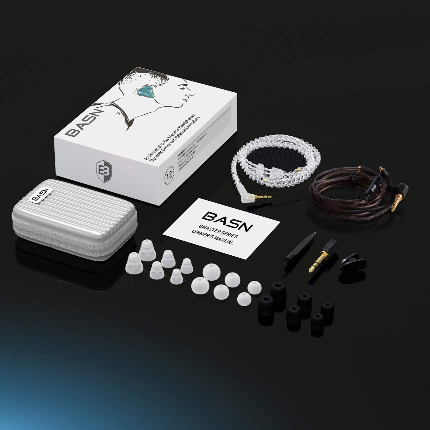 Amazon.com: BASN Bmaster Triple Drivers in Ear Monitor Headphone